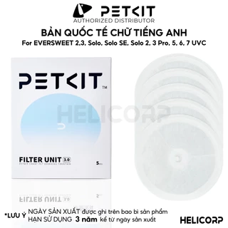 Miếng Lọc Nước, Tấm Lõi Lọc Nước Cho Máy Petkit Phiên Bản Mới 3.0 Tăng 150% Hiệu Quả Lọc - HeLiCorp