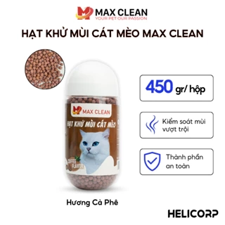 Hạt Khử Mùi Cát Vệ Sinh Cho Mèo Max Clean giúp giảm mùi của chậu cát mèo