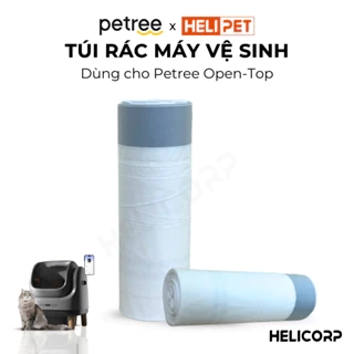 Túi Rác HELIPET OPEN TOP Chuyên Dụng Cho Máy Dọn Vệ Sinh Tự Động Cho Mèo Size To