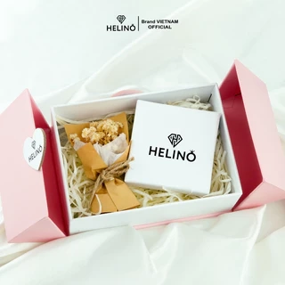 Hộp quà Trái tim kèm hoa + Dây Chuyền/Lắc Tay (CHAT chọn mẫu) - Quà tặng bạn gái, người thân 20/10, 8/3