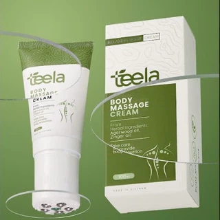 Combo 2 lọ Kem Massage Cơ Xương Khớp TEELA Tác dụng giảm đau nhức xương khớp, cổ vai gáy dung tích 100ml hm1
