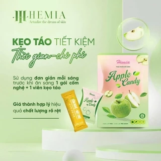 Kẹo táo Hemia 1 hộp 8 gói tác dụng giảm cân an toàn hiệu quả tại nhà từ một liệu trình