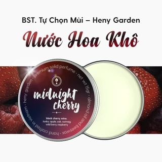 Nước Hoa Khô Dạng Sáp Nữ Nam Unisex Heny Garden 15Gr (Nhiều Phân Loại) Tiện Dụng Nhỏ Gọn)