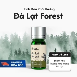 Tinh Dầu Phối Hương Da Lat Forest (Gỗ) Xông Thơm Phòng, Làm Nến Thơm Thiên Nhiên Heny Garden 10mL