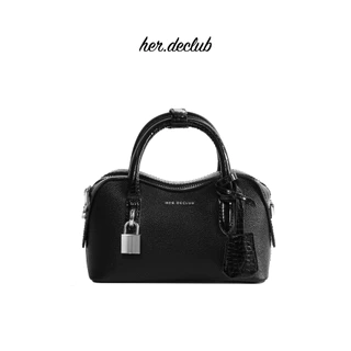 Túi Her.declub Lock & Love kèm charm và dây đeo chéo (Be)