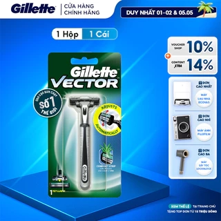 Dao Cạo Râu Gillette Vector - 1 Cán 1 Lưỡi dao cạo