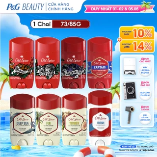 Sáp Khử Mùi & Ngăn tiết Mồ hôi Old Spice nhiều mùi hương 73g/85g (Sáp trắng)