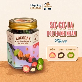 Sô-cô-la bọc hạnh nhân Mix vị - Xocoday - Hủ 175g - Heyday