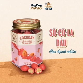 Sô-cô-la Dâu bọc hạnh nhân - Xocoday - Hủ 175g - Heyday