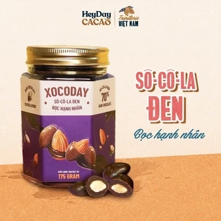 Sô-cô-la đen bọc hạnh nhân Xocoday - Hủ 175g - HeydayCacao