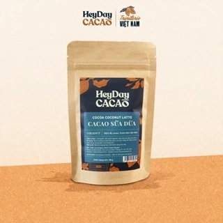 Túi 80g Bột cacao sữa dừa Heyday - Thơm béo sữa dừa nguyên chất sấy phun theo công nghệ Đan Mạch