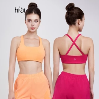 Áo Bra Tập Yoga Gym Hibi Sports BA516 Kiểu 2 Dây Đan Chéo, Kèm Mút Ngực
