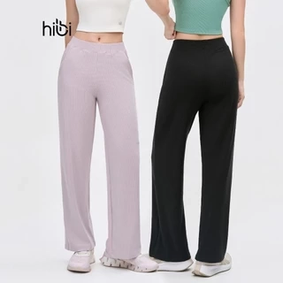 Quần dài ống suông Hibi Sports QD323, chất vải Rib cao cấp, có túi 2 bên