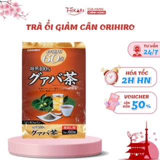 Trà ổi hỗ trợ giảm cân Orihiro Nhật Bản túi 60 gói