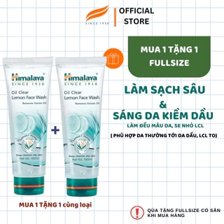Sữa rửa mặt chanh se khít lỗ chân lông Himalaya Oil Control Lemon Face Wash 100ml