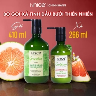 Cặp Dầu Gội Xả Bưởi Hỗ Trợ Mọc Tóc, Giảm Gãy Rụng Và Chẻ Ngọn hiNICE Grapefruit