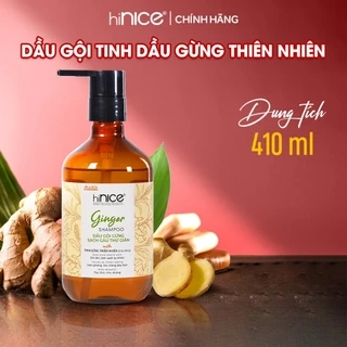 Dầu Gội Tinh Dầu Gừng Thiên Nhiên hiNICE Ginger Shampoo Hỗ Trợ Giữ Ẩm, Sạch Gàu Da Đầu