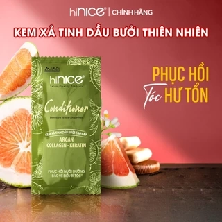 Gói Kem Xả Tinh Dầu Bưởi Thiên Nhiên hiNICE Grapefruit Conditioner Hỗ Trợ Phục Hồi Tóc Giảm Rụng Tóc