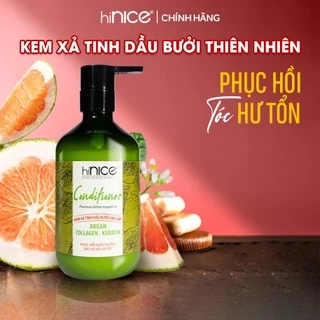 Kem Xả Tinh Dầu Bưởi Thiên Nhiên hiNICE Grapefruit Conditioner Hỗ Trợ Phục Hồi Tóc, Giảm Rụng Tóc