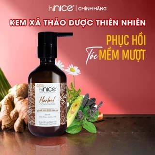 Kem Xả Tinh Dầu Thảo Dược Thiên Nhiên hiNICE Herbal Conditioner Hỗ Trợ Phục Hồi Tóc, Giảm Rụng Tóc