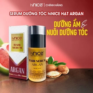 Serum Dưỡng Tóc hiNICE Chiết Xuất Argan Giúp Dưỡng Ẩm Và Nuôi Dưỡng Tóc Từ Gốc Đến Ngọn 50ML