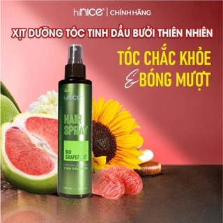 Xịt Dưỡng Ẩm Bảo Vệ Tóc Tinh Dầu Vỏ Bưởi hiNICE Hair Spray Bio Grapefruit