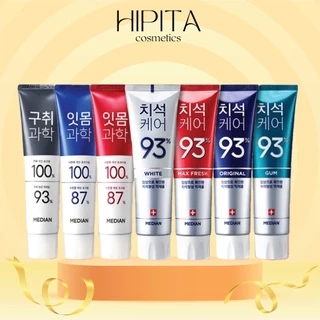 Kem Đánh Răng Median Dental IQ 93% Trắng Răng 120g