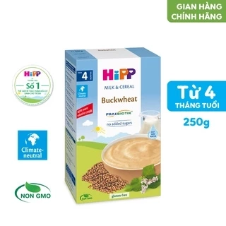 Bột ăn dặm dinh dưỡng Sữa, Kiều mạch HiPP Organic 250g