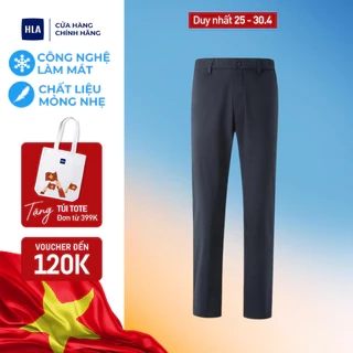 Quần tây nam HLA cao cấp thời trang thoáng khí Basic business comfortable elastic straight Pants