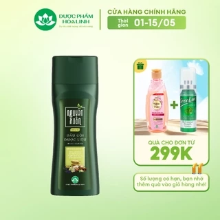 Dầu Gội Dược Liệu Nguyên Xuân Xanh Dưỡng Tóc 350ml - Tặng thêm 10% thể tích giá không đổi