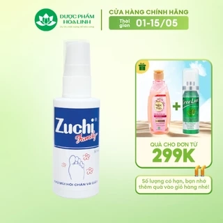 Xịt khử mùi hôi chân và giày (hương quế) Zuchi Family 50ml