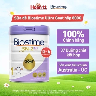 Sữa Dê Giúp Cải Thiện Đường Tiêu Hóa Cho Bé Biostime Ultra Goat - Sữa Bột Giúp Bé Phát Triển Chiều Cao Lon 800g