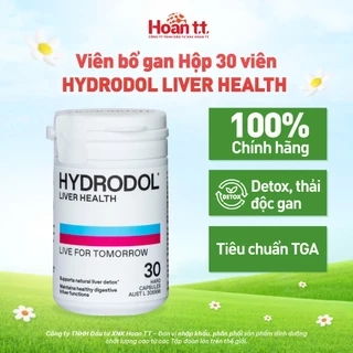 Viên bổ gan HYDRODOL LIVER HEALTH của Úc - Viên Thải Độc Mát Gan lọ 30 viên