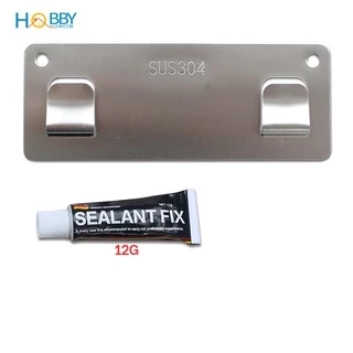 Miếng dán Inox 304 cho các loại kệ rổ kèm keo HOBBY Home Decor PASS