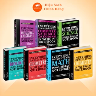 Combo Sách : Big Fat Notebook Everything You Need To Ace ( Bộ 7 cuốn sổ tay học tập tiếng anh )