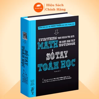 Sách - Sổ Tay Toán Học, Tổng Hợp Kiến Thức Toán Từ Lớp 4 Đến Lớp 9, Bìa cứng, In màu
