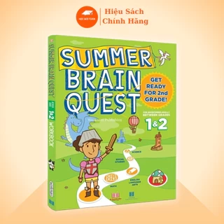 Sách Summer Brain Quest 2 - Get ready for 2nd grade ( Chuẩn bị vào lớp 2 dành cho bé 6 đến 7 tuổi )