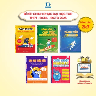 Lớp 12 - Tổng hợp bộ sách ôn thi THPT, ĐGNL, ĐGTD - Bí kíp chinh phục Đại học top - Hocmai