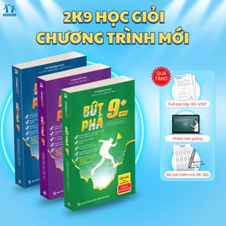 Sách Bứt Phá 9+ Lớp 10 môn Toán, Lí, Hóa, Anh - 2k9 học giỏi Chương trình mới - HOCMAI