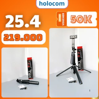 Gậy Chụp Ảnh 4 Chân Selfie Kiêm Tripod A14 - Cây Chụp Hình, Gậy Quay Video HOLOCOM