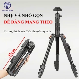 Tripod Điện Thoại Chân Máy Ảnh VCT180, Chân Máy Quay Kiêm Gậy Quay Video Livestream 360 Độ- HOLOCOM