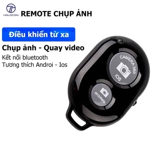 Remote chụp ảnh tự sướng M1, nút bấm điều khiển bluetooth chụp hình từ xa cho điện thoại thông minh - HOLOCOM