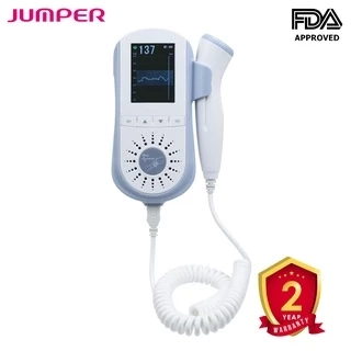 Máy đo nghe tim thai cá nhân cầm tay Jumper JPD-100E(2) (Tặng kèm gel siêu âm)