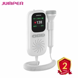 Máy đo tim thai cá nhân cầm tay pin sạc Jumper JPD-100F