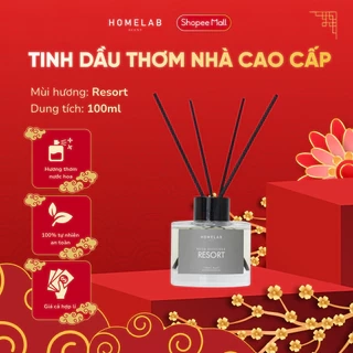 Nước hoa thơm phòng mùi khách sạn RESORT, tinh dầu khuếch tán mùi hương thiên nhiên thư thái, dễ chịu 100ml_HOMELAB