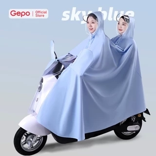 Áo mưa đi xe máy che phủ toàn thân vành đôi chắn nước, dễ dàng sử dụng điện thoại