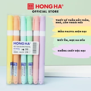 Bút dạ quang Hồng Hà Pastel HH01 - 3565