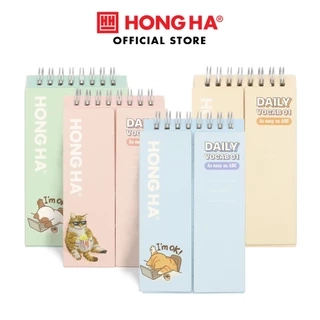 Sổ tay lò xo ghi chép học từ vựng Daily Vocab 01 Hồng Hà 200 trang - 4178