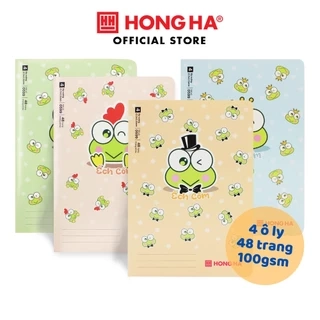 Vở 4 ô ly 48 trang Hồng Hà Ếch cốm định lượng 100gsm - 0599
