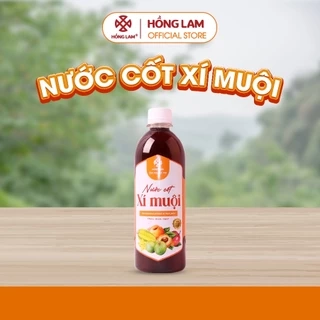 Nước cốt xí muội Hồng Lam chai (500ml). Có vị chua ngọt